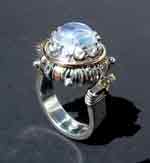 Moonstone ring