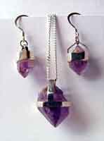 Amethyst earrings