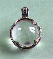 Crystal ball pendant