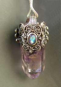 Valkyrie crystal pendant
